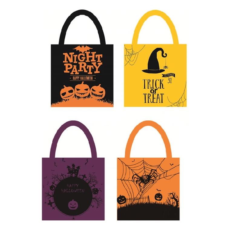 Set of 4 Halloween Non-woven Bags Reusable Large Halloween Grocery Bags for Kids 1
Set of 4 Halloween Non-woven Bags Reusable Large Halloween Grocery Bags for Kids 1