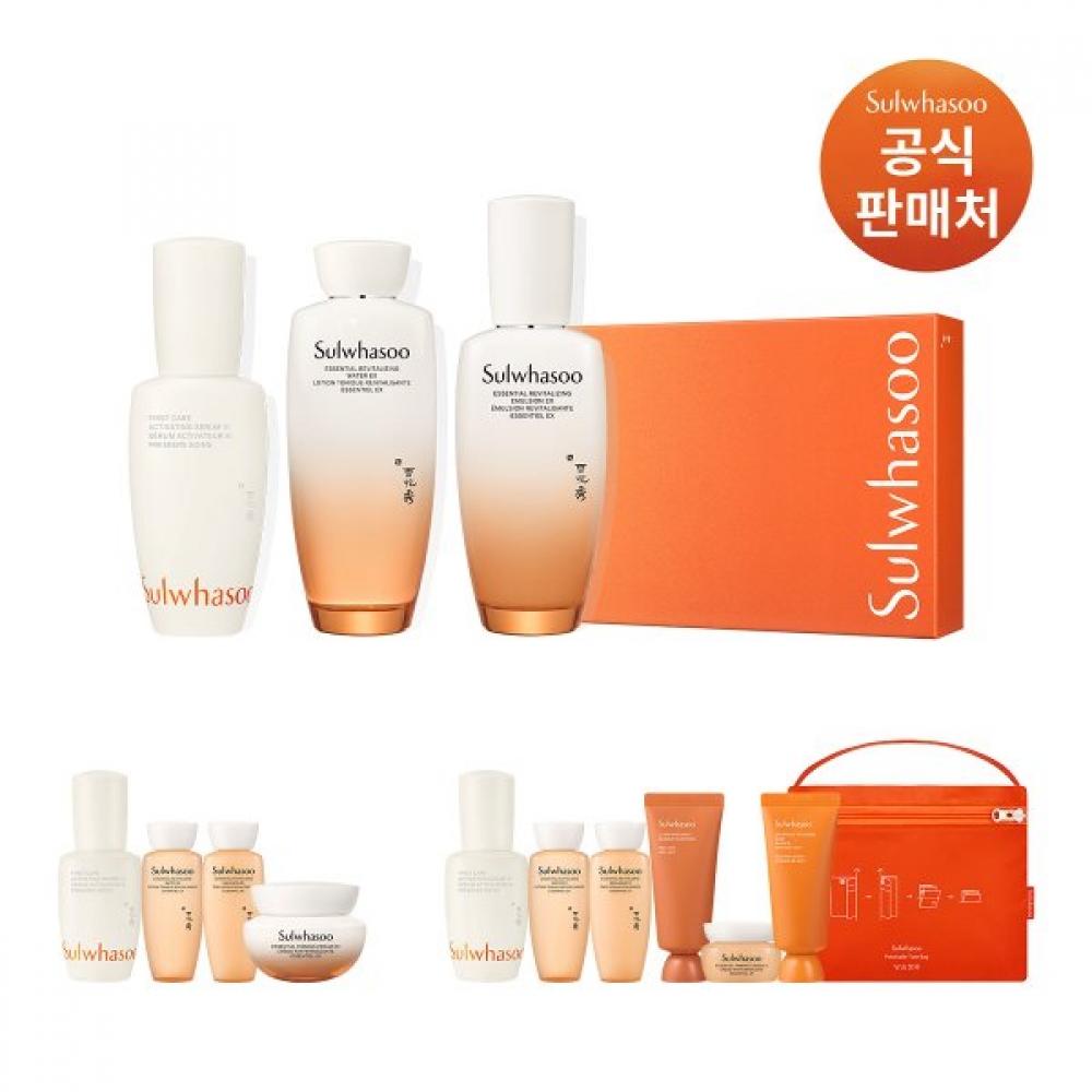 Sulwhasoo Essential First Care Set 3 Types Single option
Sulwhasoo Essential First Care Set 3 Types Single option