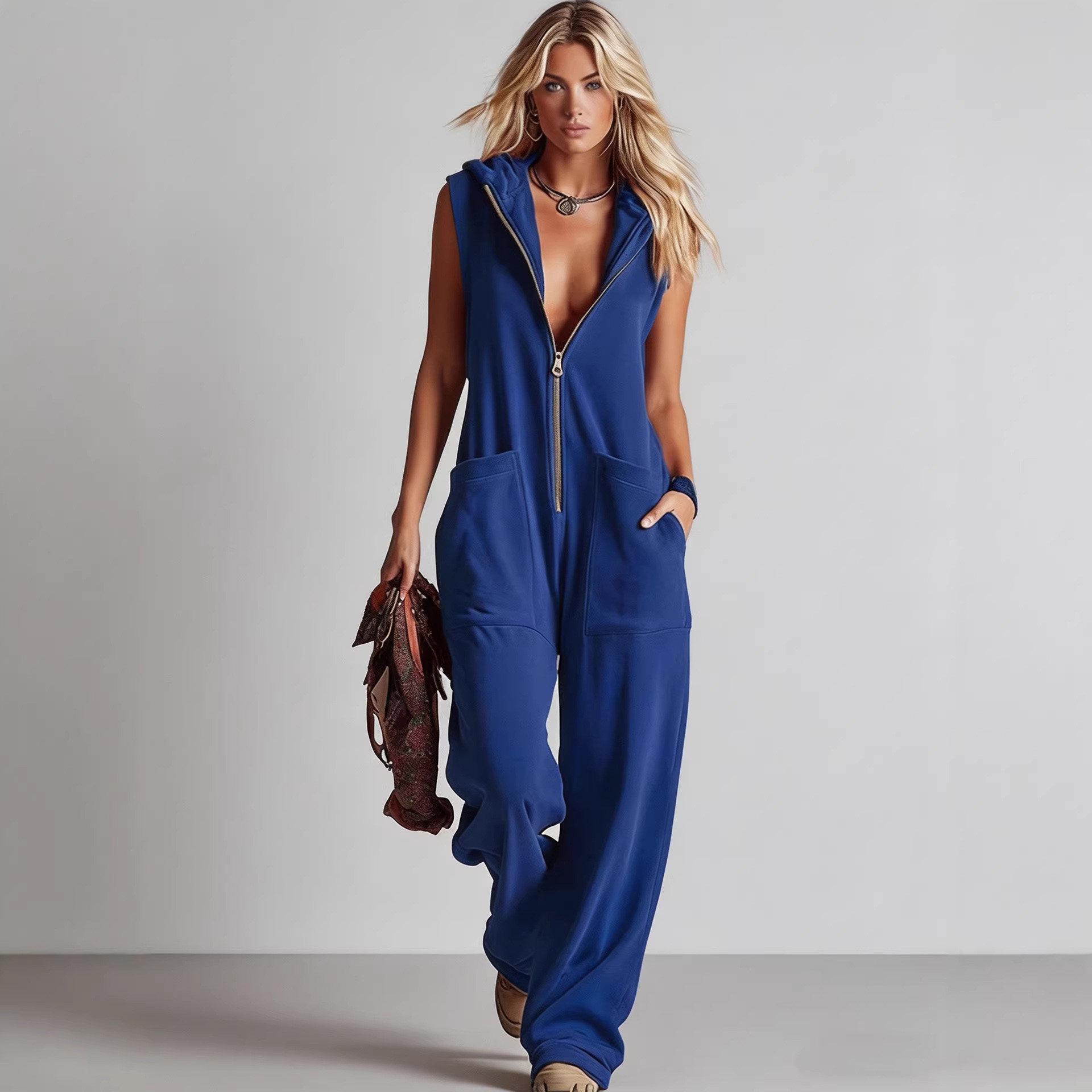 Retro Women s Hooded V-Neck Zipper Jumpsuit 2026 Double Extra Large темно-синий
Retro Women s Hooded V-Neck Zipper Jumpsuit 2026 Double Extra Large темно-синий