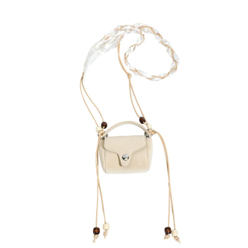 Matte Hanging Neck Bag Beads Square Mini Bag Fashion Earphone Bag Women бежевий
Matte Hanging Neck Bag Beads Square Mini Bag Fashion Earphone Bag Women бежевий