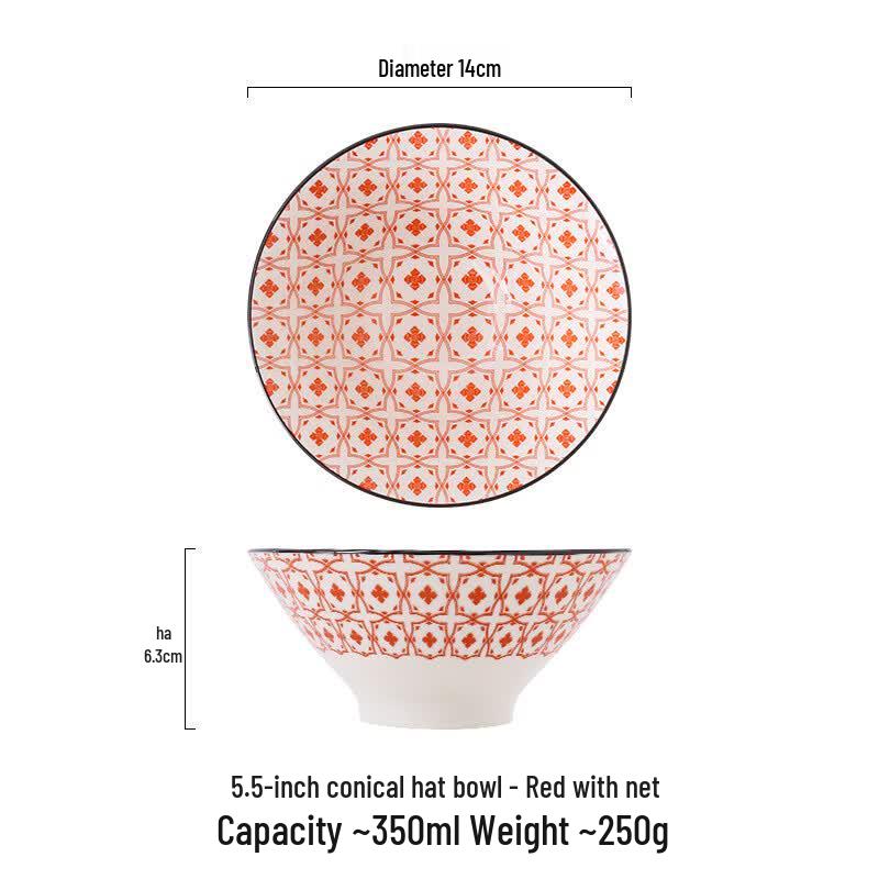 Dierun Nordic Ceramic Conical Dinner Bowl 2-pack
Dierun Nordic Ceramic Conical Dinner Bowl 2-pack