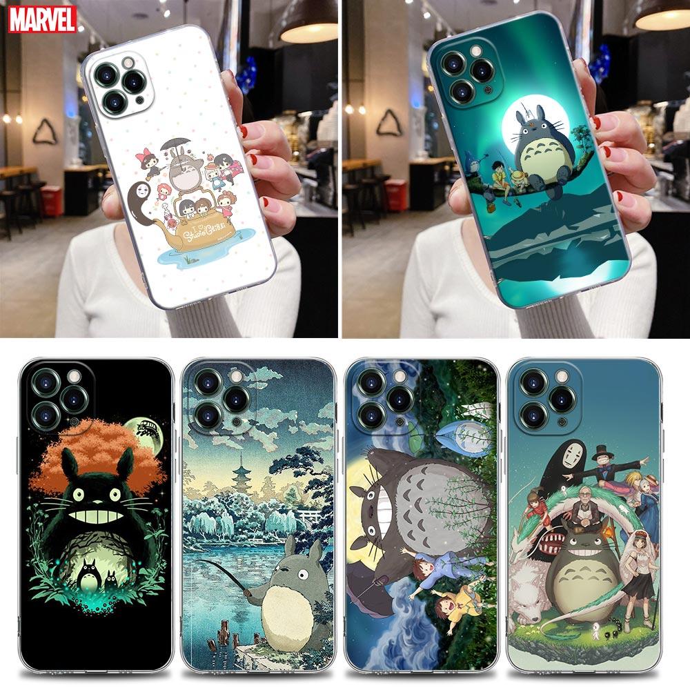 Прозрачный чехол для телефона с аниме Миядзаки для Apple iPhone 13 12 11 mini Pro Max XS X XR 7 8 Plus SE Чехол Cute Studio Ghibli Totoro
Прозрачный чехол для телефона с аниме Миядзаки для Apple iPhone 13 12 11 mini Pro Max XS X XR 7 8 Plus SE Чехол Cute Studio Ghibli Totoro