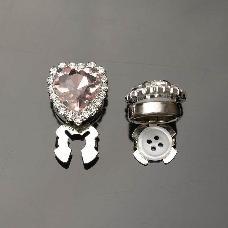 Women Heart Rhinestone Butter Cover Clothing Decoration Accessories Fits Most Buttons Rhinestone DIY 40x35mm рожевий
Women Heart Rhinestone Butter Cover Clothing Decoration Accessories Fits Most Buttons Rhinestone DIY 40x35mm рожевий