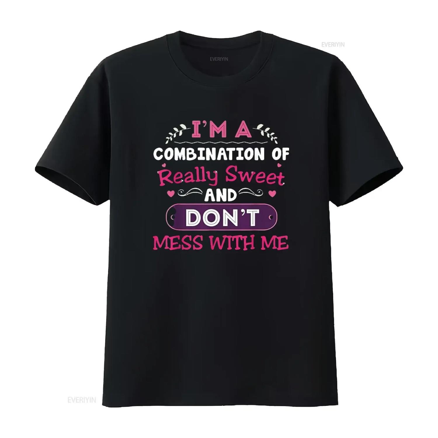 Funny Saying T Shirt I m A Combination Of Really Sweet Humor Womens Black L vintage Washed streetwear Top For Everyday Wear XXXXXL чорний
Funny Saying T Shirt I m A Combination Of Really Sweet Humor Womens Black L vintage Washed streetwear Top For Everyday Wear XXXXXL чорний