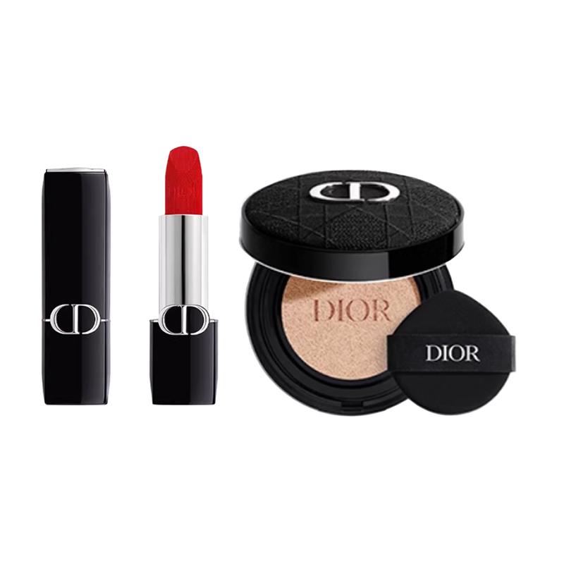 DIOR Lipstick Lipstick #999 Velvet 3.5g + embroidered cannage pattern air cushion shell + air cushion #1N, fair skin tone 13g, no gift box, no gift ba
DIOR Lipstick Lipstick #999 Velvet 3.5g + embroidered cannage pattern air cushion shell + air cushion #1N, fair skin tone 13g, no gift box, no gift ba