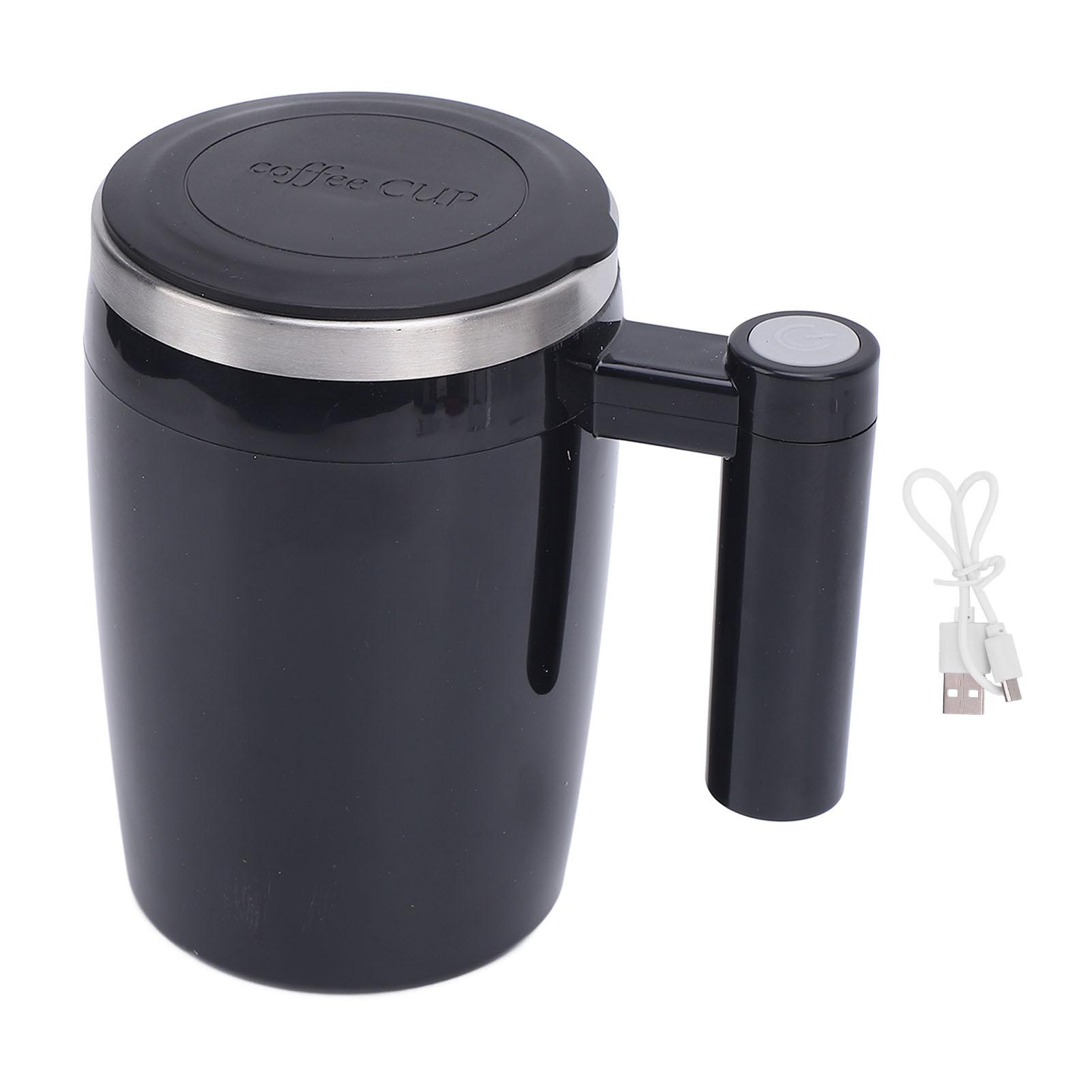 380ml Electric Mixing Mug Rechargeable Stainless Steel Self Mixing Stirring Coffee Mug For Coffee Tea Hot Chocolate Milk Black чёрный
380ml Electric Mixing Mug Rechargeable Stainless Steel Self Mixing Stirring Coffee Mug For Coffee Tea Hot Chocolate Milk Black чёрный