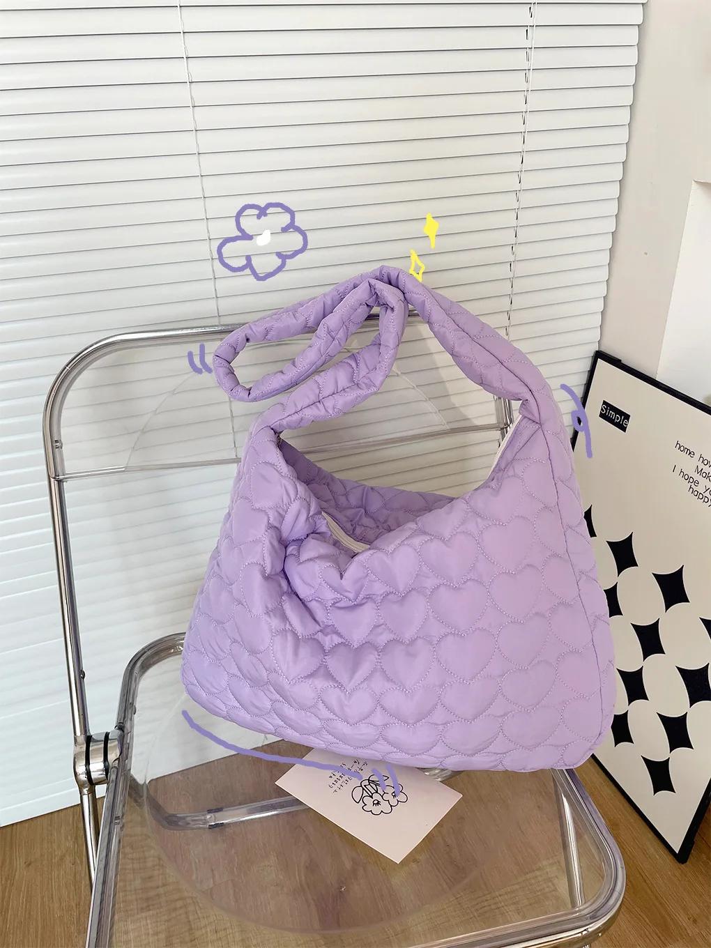 Sweet Love Solid Color Women s Shoulder Bag Simple Large Capacity Female Messenger Bags Fashion Soft Fabric Ladies Handbag Purse фіолетовий
Sweet Love Solid Color Women s Shoulder Bag Simple Large Capacity Female Messenger Bags Fashion Soft Fabric Ladies Handbag Purse фіолетовий