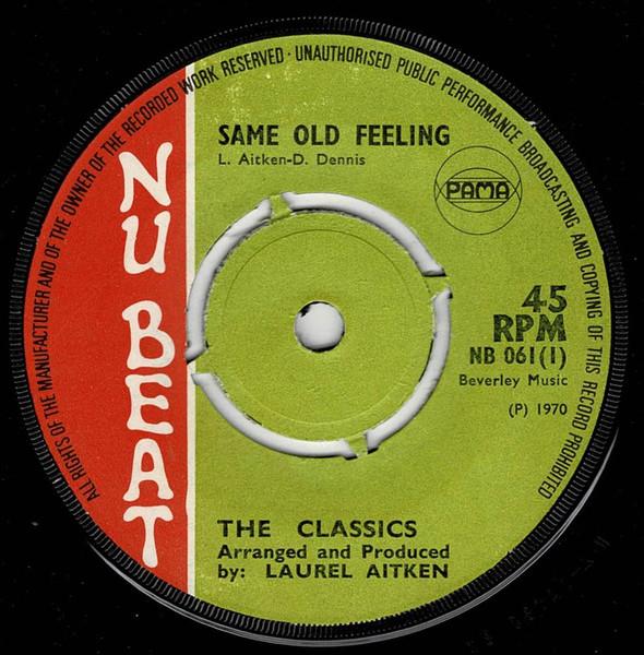 7inch Record CLASSICS Same Old Feeling NB061 Nu Beat 1970 UK Reggae Ska Dub Used
7inch Record CLASSICS Same Old Feeling NB061 Nu Beat 1970 UK Reggae Ska Dub Used
