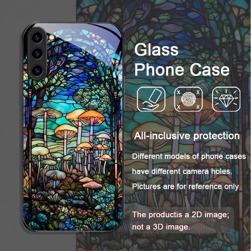 Colorful Glass Style Forest Mushrooms Pattern Tempered Glass Phone Case for Samsung Galaxy S26 S25 Ultra S24 S23 Plus S22 S21 FE Galaxy S23+
Colorful Glass Style Forest Mushrooms Pattern Tempered Glass Phone Case for Samsung Galaxy S26 S25 Ultra S24 S23 Plus S22 S21 FE Galaxy S23+