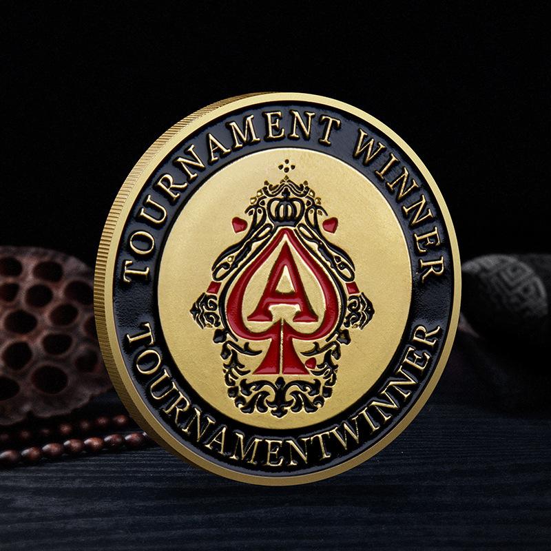 1 Poker Chip Coin Commemorative Coin With A Diameter Of 38mm One Size золотий
1 Poker Chip Coin Commemorative Coin With A Diameter Of 38mm One Size золотий