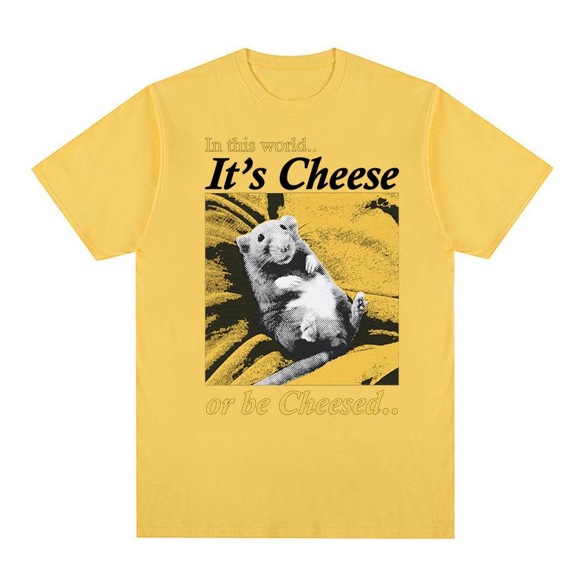 It s Cheese or Be Cheesed Rat забавные футболки с рисунком для мужчин и женщин, модная футболка высокого качества в стиле ретро, повседневная хлопковая футболка большого размера
It s Cheese or Be Cheesed Rat забавные футболки с рисунком для мужчин и женщин, модная футболка высокого качества в стиле ретро, повседневная хлопковая футболка большого размера