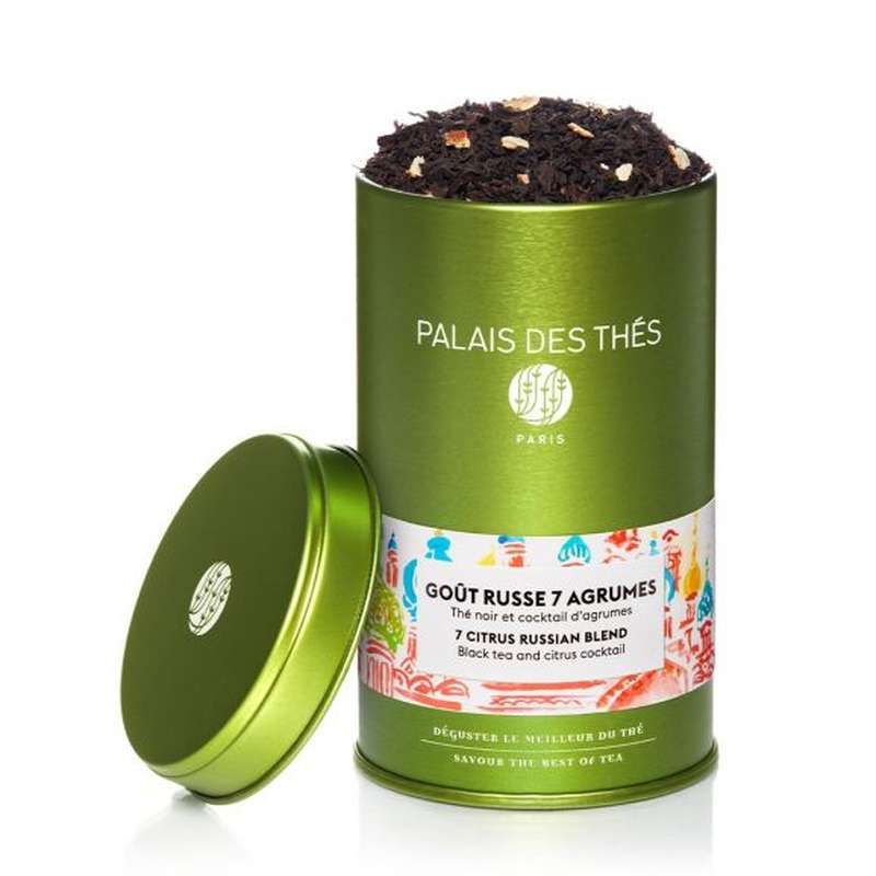 Черный чай Palais des Thes Gout Russe 7 Agrumes со вкусом цитрусовых, 3x100г листовой
Черный чай Palais des Thes Gout Russe 7 Agrumes со вкусом цитрусовых, 3x100г листовой