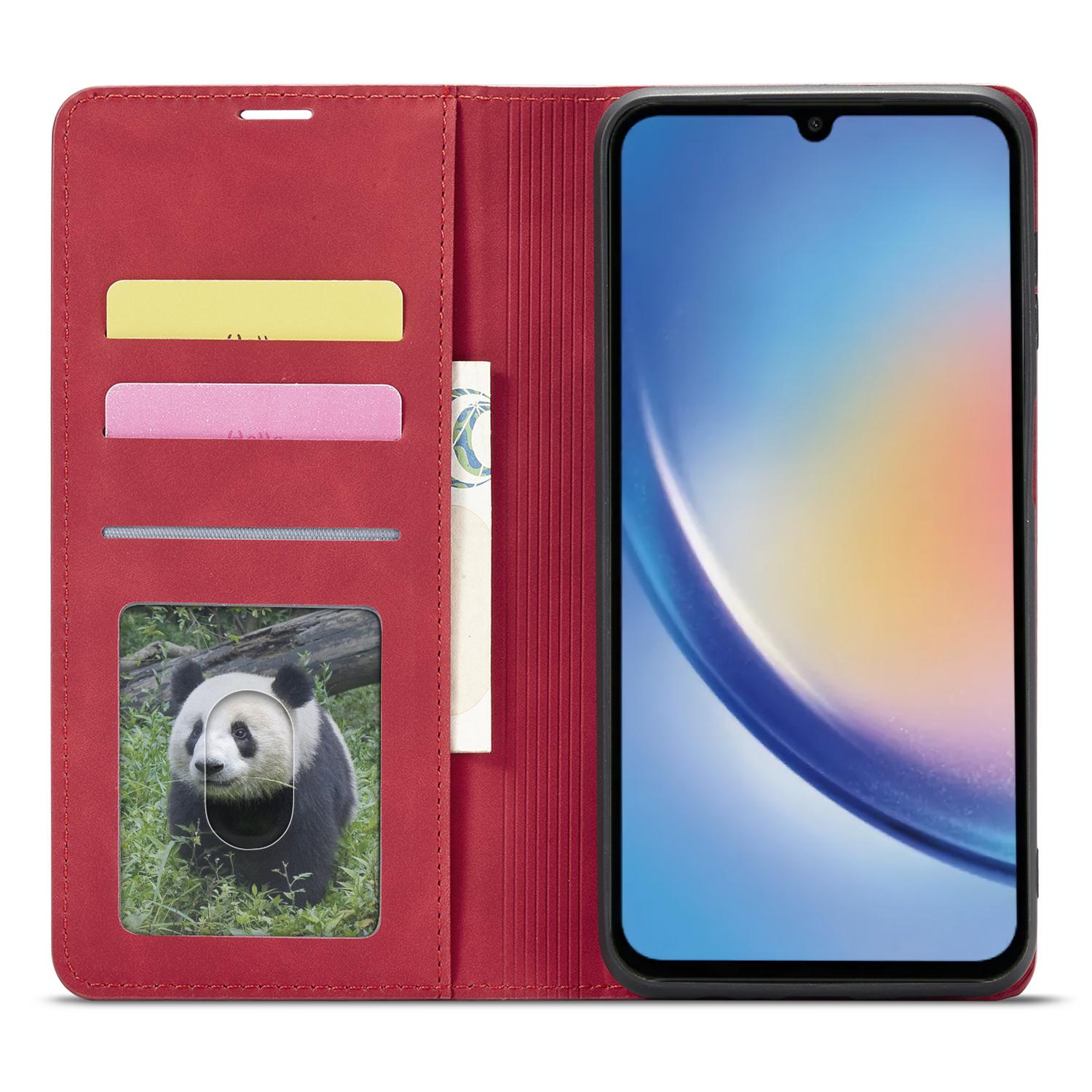 FORWENW Fantasy Series for Samsung Galaxy A34 5G Foldable Stand Wallet Case Skin-touch Leather Phone Cover Red
FORWENW Fantasy Series for Samsung Galaxy A34 5G Foldable Stand Wallet Case Skin-touch Leather Phone Cover Red