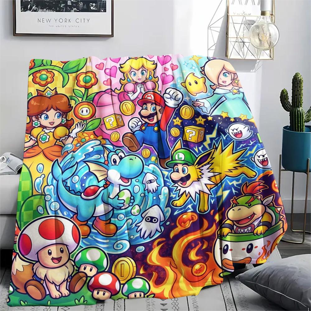 Super Mario Print Flannel Blanket, Ultra Soft High Quality All Seasons Warm Throw, Home Decor Cozy Blanket, Perfect Christmas Gift 80cm x 120cm
Super Mario Print Flannel Blanket, Ultra Soft High Quality All Seasons Warm Throw, Home Decor Cozy Blanket, Perfect Christmas Gift 80cm x 120cm