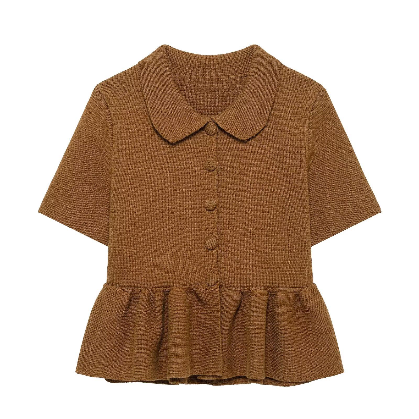 2025 Women s Spring Fashion: Casual Short Knit Coat with Skirt-Style Hem and Turn-Down Collar Small
2025 Women s Spring Fashion: Casual Short Knit Coat with Skirt-Style Hem and Turn-Down Collar Small