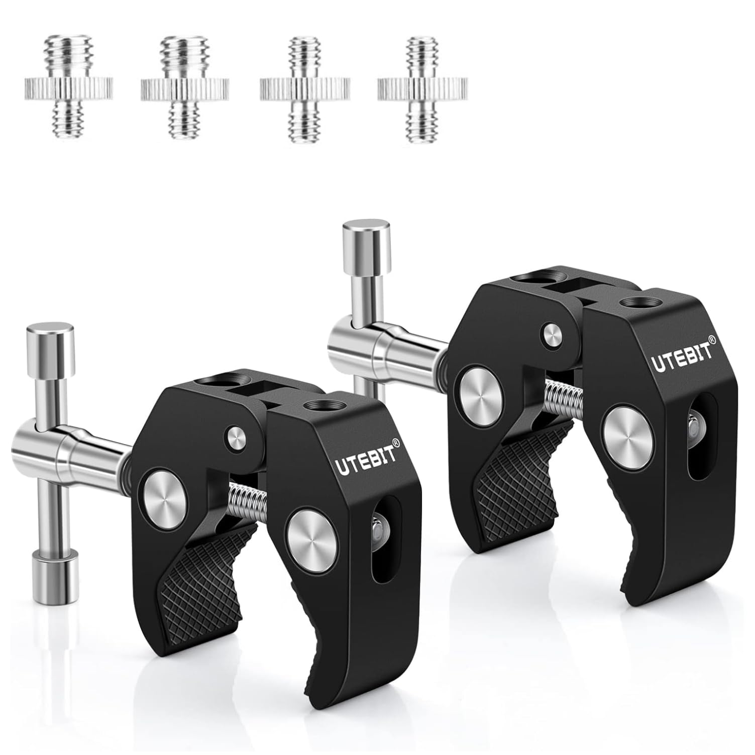Комплект из 2 зажимов для камеры UTEBIT Panhead Clamp Грузоподъемность 2 кг с винтовым адаптером-переходником C Clamp Camera Super Clamp Диаметр 60 мм Трубный зажим Crab
Комплект из 2 зажимов для камеры UTEBIT Panhead Clamp Грузоподъемность 2 кг с винтовым адаптером-переходником C Clamp Camera Super Clamp Диаметр 60 мм Трубный зажим Crab