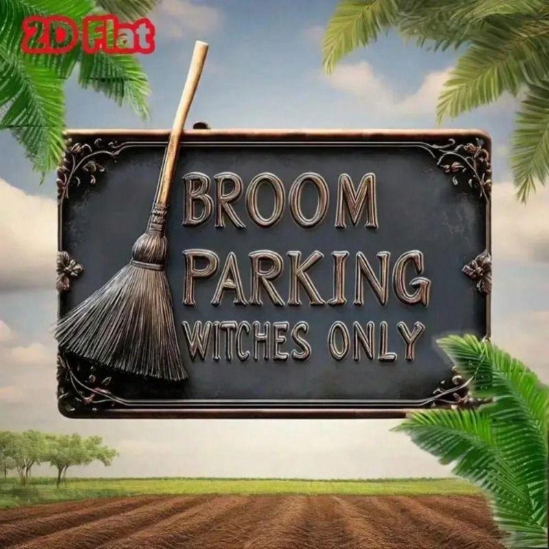 Metal Poster Vintage Tin Sign Witch Broom Parking Wall Art Home Decor
Metal Poster Vintage Tin Sign Witch Broom Parking Wall Art Home Decor