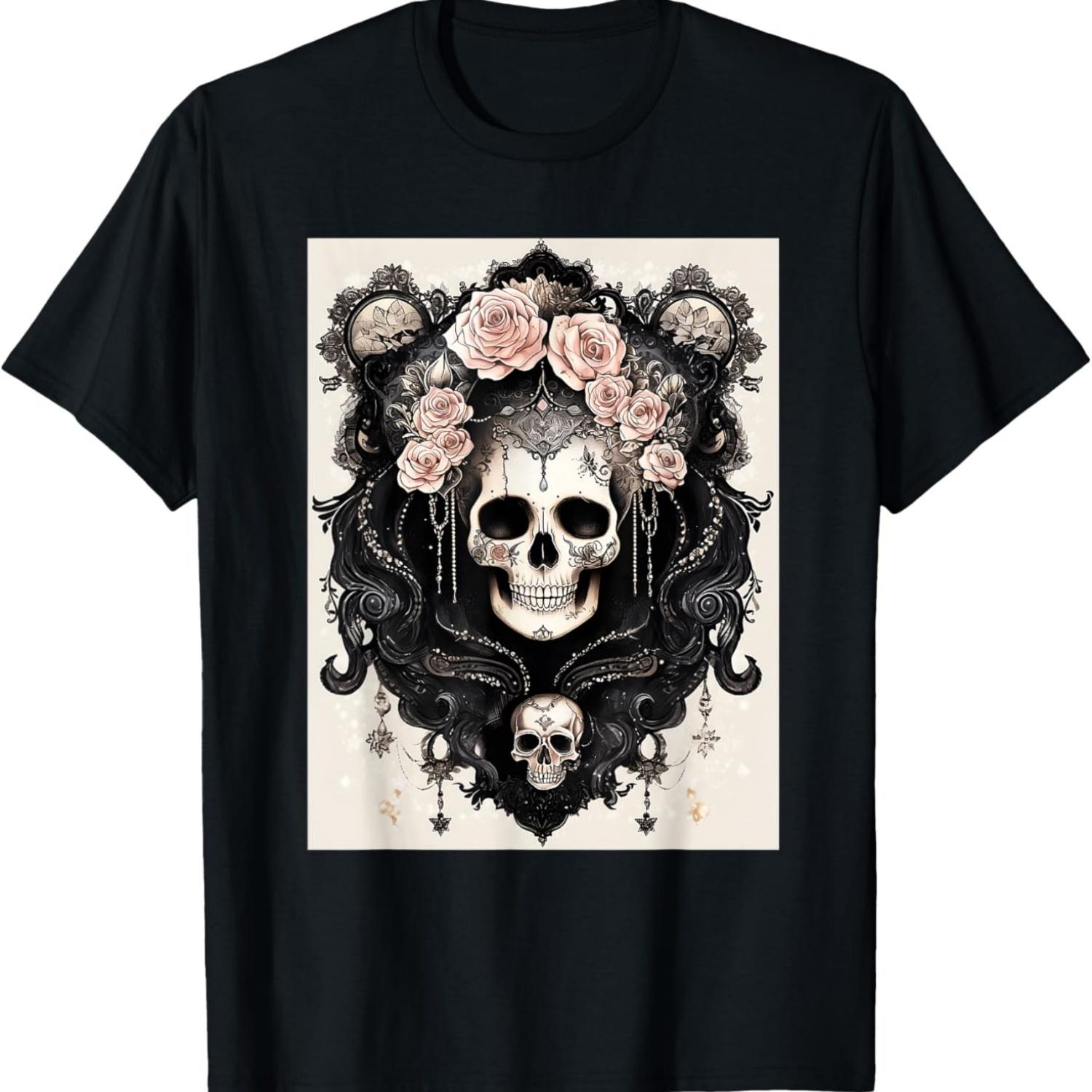 Soft Serenade_ Pastel Canvas with Striking Skull and Roses T-Shirt S чёрный
Soft Serenade_ Pastel Canvas with Striking Skull and Roses T-Shirt S чёрный