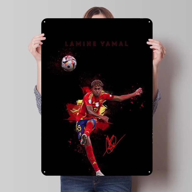 Lamine Yamal Sign Sports Poster Room Decoration Man Cave Vintage Metal Tin Sign Plaque for Wall Art Decoration Home Decor Items 30x40cm(11.8x15.7inch)
Lamine Yamal Sign Sports Poster Room Decoration Man Cave Vintage Metal Tin Sign Plaque for Wall Art Decoration Home Decor Items 30x40cm(11.8x15.7inch)