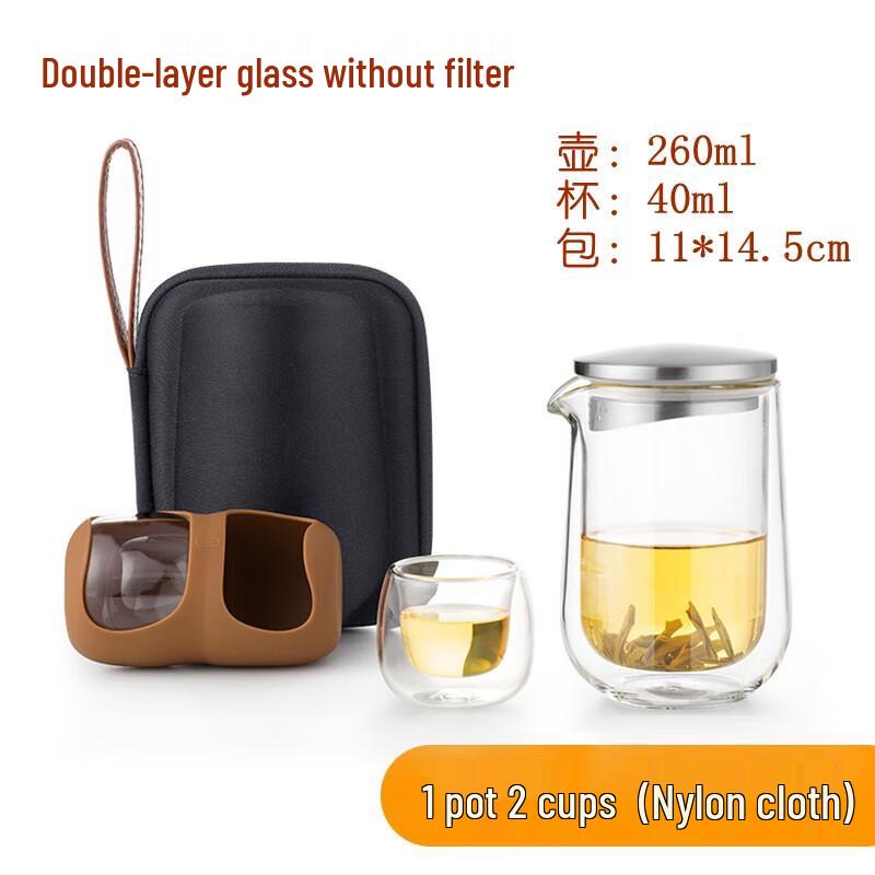 Portable Glass Travel Tea Set
Portable Glass Travel Tea Set