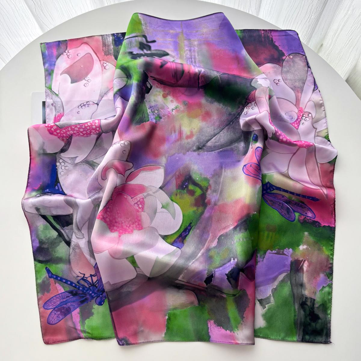 Color Printed Square Scarf For Women Imitation Silk Scarves Bandanas Luxury Floral Hijab Neckerchief Elegant Beach Shawl Wraps
Color Printed Square Scarf For Women Imitation Silk Scarves Bandanas Luxury Floral Hijab Neckerchief Elegant Beach Shawl Wraps