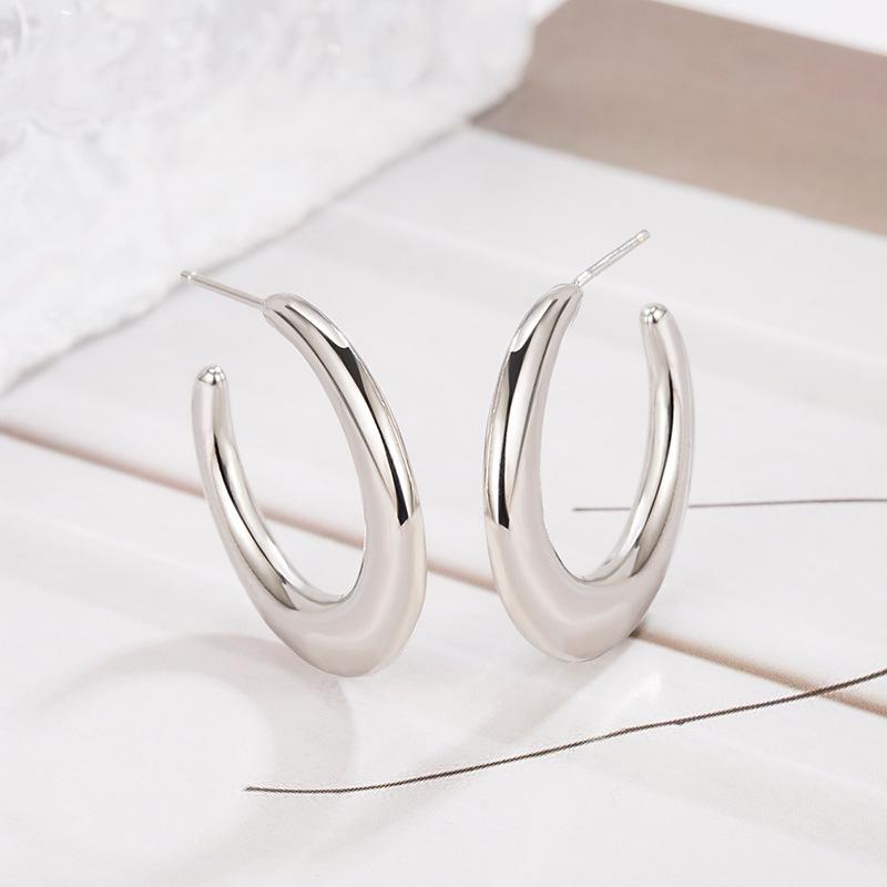 ANENJERY Гладкие массивные серьги-гвоздики для женщин, новые модные креативные геометрические серьги золотисто-серебряного цвета, украшения для вечеринок
ANENJERY Гладкие массивные серьги-гвоздики для женщин, новые модные креативные геометрические серьги золотисто-серебряного цвета, украшения для вечеринок