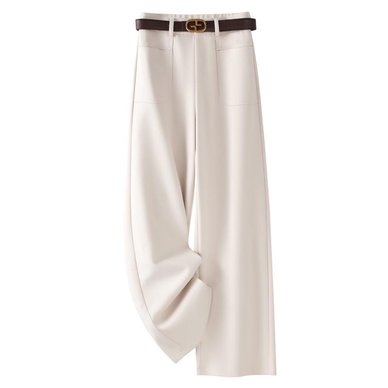 Женские широкие брюки из коричневой шерсти с флисовой подкладкой - Стройнящий осенне-зимний стиль 2024 S
Женские широкие брюки из коричневой шерсти с флисовой подкладкой - Стройнящий осенне-зимний стиль 2024 S