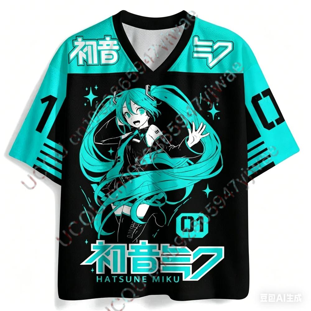 2026 Hatsune Miku Cartoon Girl Graphic Jersey Short Sleeved Fan Gift Tee Cosplay Clothing Summer Men S And Women S T-Shirt XXS
2026 Hatsune Miku Cartoon Girl Graphic Jersey Short Sleeved Fan Gift Tee Cosplay Clothing Summer Men S And Women S T-Shirt XXS