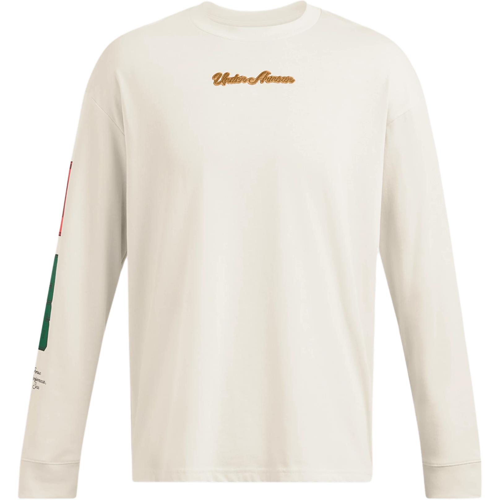 Under Armour Collegiate Script Comfortable Loose Long Sleeve T-Shirt Men Tops Pinnacle-White 1388093-110 2XL
Under Armour Collegiate Script Comfortable Loose Long Sleeve T-Shirt Men Tops Pinnacle-White 1388093-110 2XL
