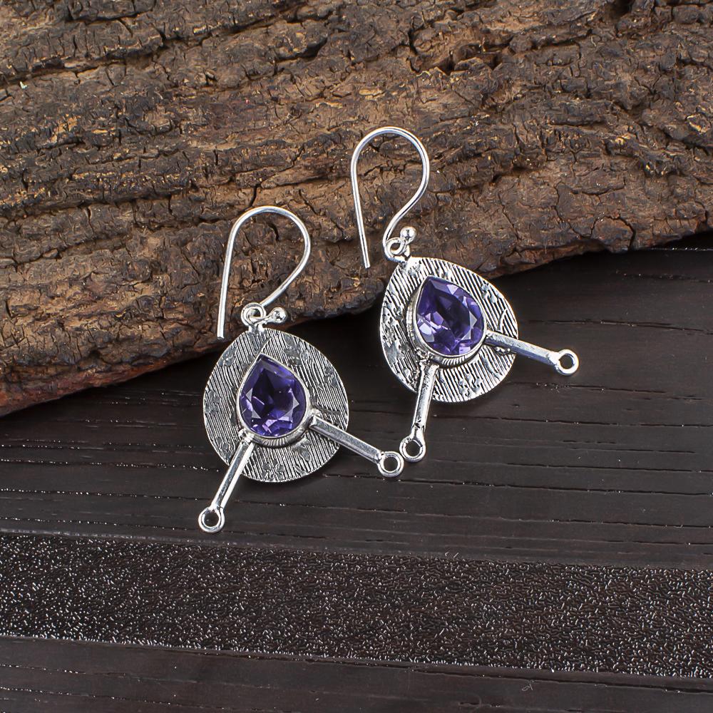 Iolite Gemstone Earrings, 925 Solid Sterling Silver Jewelry, Handmade Antique Earrings Jewelry Gift For Mother Earrings 1.86 Inches синій
Iolite Gemstone Earrings, 925 Solid Sterling Silver Jewelry, Handmade Antique Earrings Jewelry Gift For Mother Earrings 1.86 Inches синій