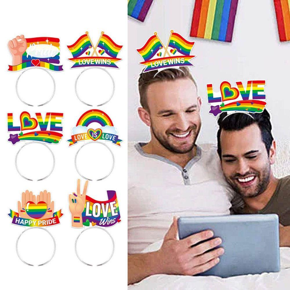6pcs DIY Hairpin Rainbow Headbands Rainbow Festival Pride Month Hair Bands Hair Accessories
6pcs DIY Hairpin Rainbow Headbands Rainbow Festival Pride Month Hair Bands Hair Accessories