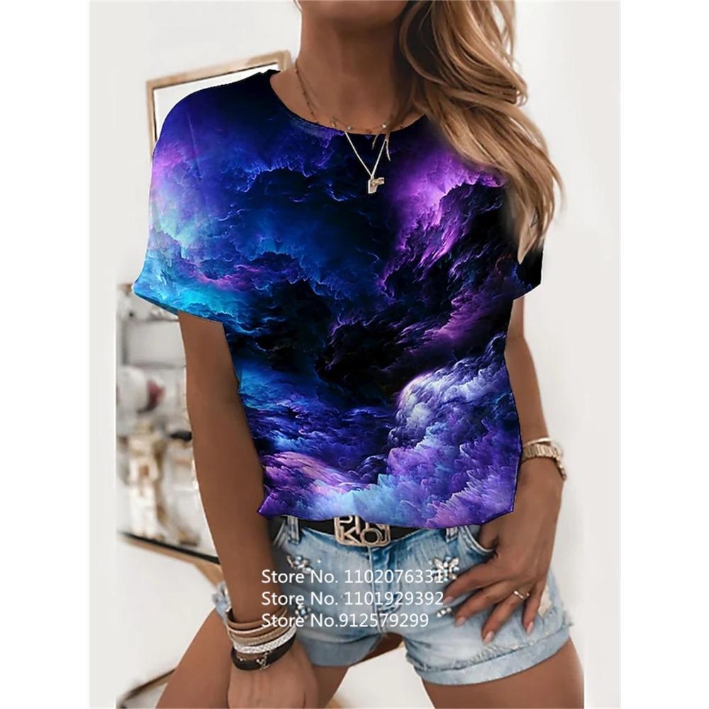 Summer T-Shirt Women 3D Printing Fashion Tee New Harajuku T Shirt Short Sleeve Clothing S
Summer T-Shirt Women 3D Printing Fashion Tee New Harajuku T Shirt Short Sleeve Clothing S