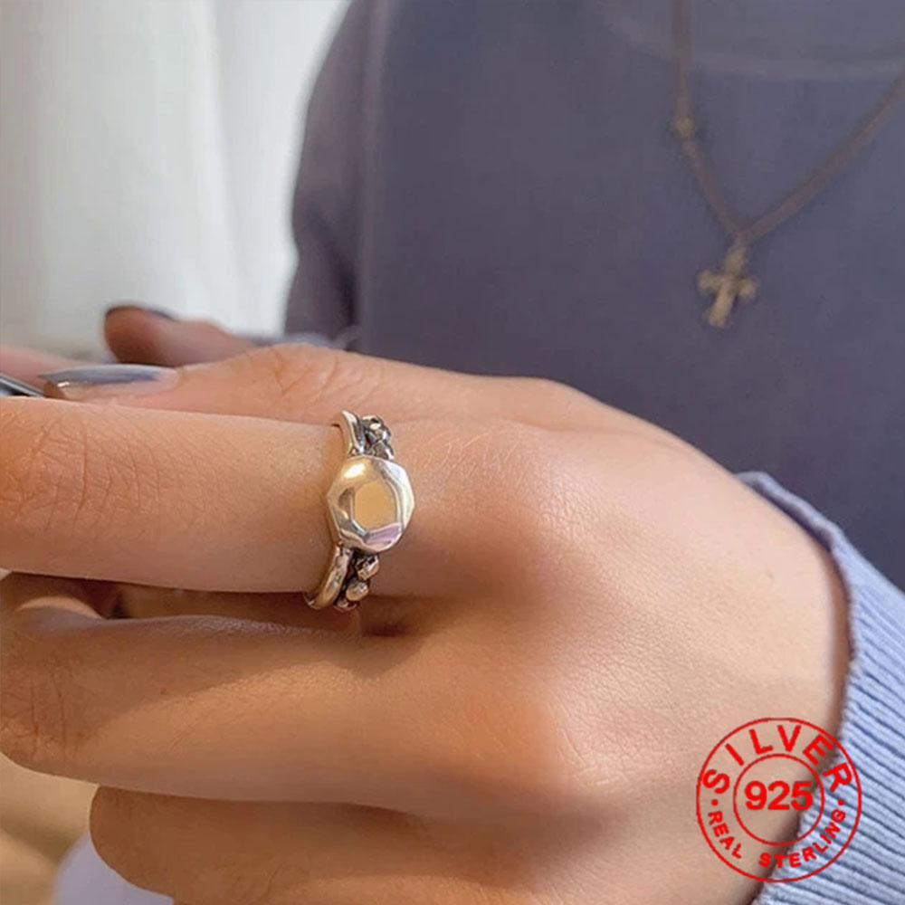 BFCLUB Silver Color Punk Hiphop Rings for Women Couples New Fashion Vintage Handmade Thai Silver Party Jewelry Gifts
BFCLUB Silver Color Punk Hiphop Rings for Women Couples New Fashion Vintage Handmade Thai Silver Party Jewelry Gifts