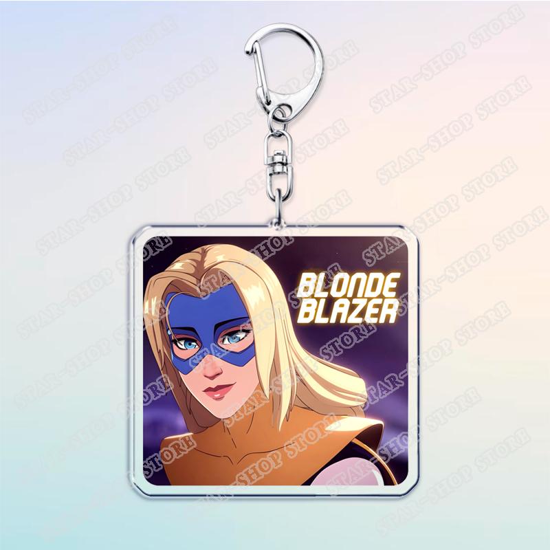 Trending Video Game Mecha Man Keychain for Accessories Blonde Blazer Robert Robertson Invisigal Keyring Jewelry Gamer Fans Gifts
Trending Video Game Mecha Man Keychain for Accessories Blonde Blazer Robert Robertson Invisigal Keyring Jewelry Gamer Fans Gifts