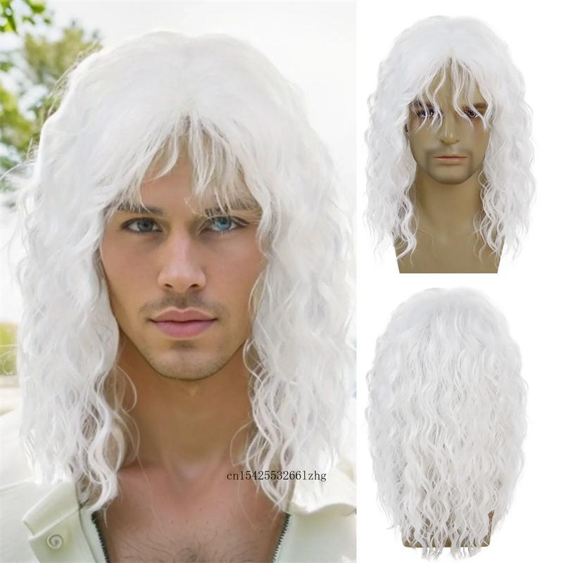 Synthetic Natural White Wig Long Curly Hair for Men Daily Use Layer Wigs with Bangs Cancer Patient Gift Outfits Costume белый
Synthetic Natural White Wig Long Curly Hair for Men Daily Use Layer Wigs with Bangs Cancer Patient Gift Outfits Costume белый