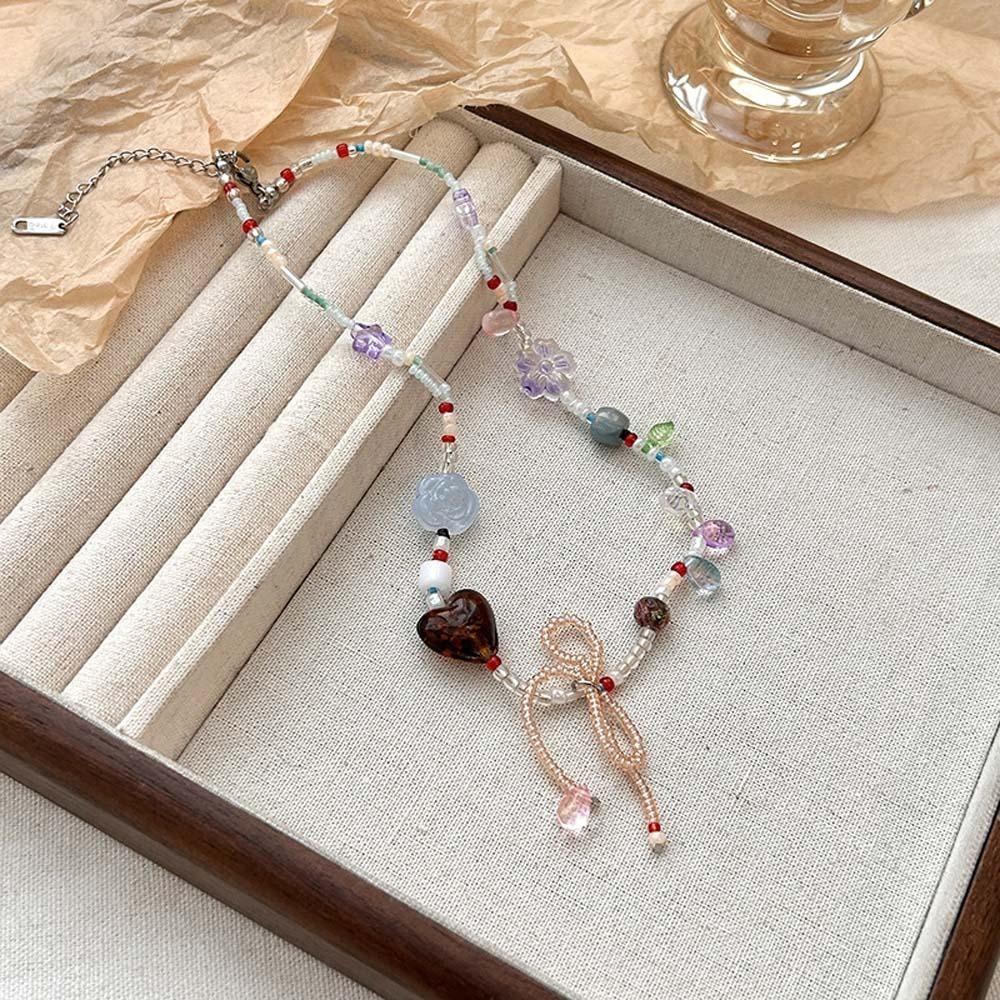 Прозрачное ожерелье-бант цвета дофамина, блестящий женский шейный аксессуар на каждый день Style 5
Прозрачное ожерелье-бант цвета дофамина, блестящий женский шейный аксессуар на каждый день Style 5