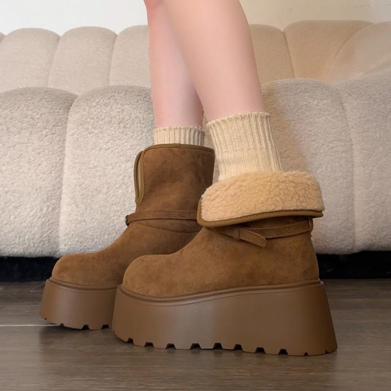 Thick-soled snow boots women s 2025 winter new European station small man height increase 7cm retro velvet muffin short boots 40 хакі
Thick-soled snow boots women s 2025 winter new European station small man height increase 7cm retro velvet muffin short boots 40 хакі