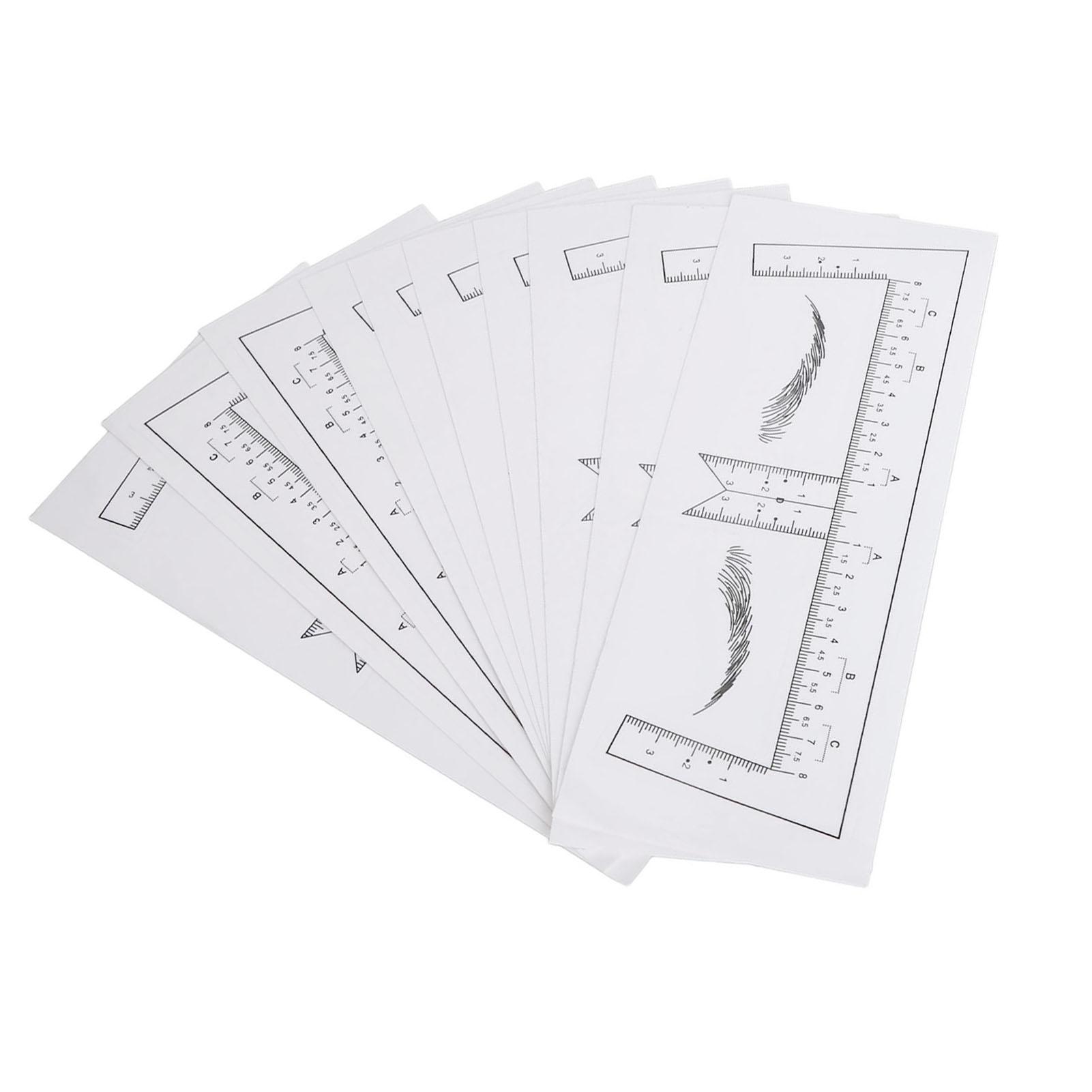 100PCS Eyebrow Ruler Stencils Clear Scale Transparent Adhesive Eyebrow Designer Tools for Makeup
100PCS Eyebrow Ruler Stencils Clear Scale Transparent Adhesive Eyebrow Designer Tools for Makeup