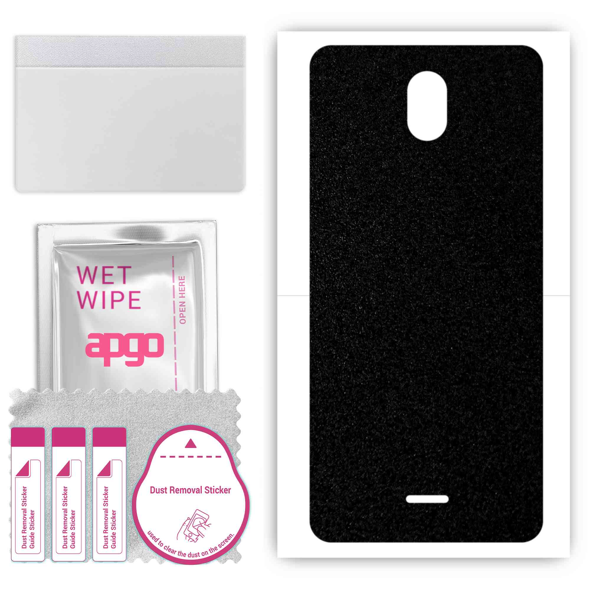 apgo Protective Skin Sticker for the back compatible with Nokia C100, Wrap Film, Foil, Vinyl - Pattern Matte Black
apgo Protective Skin Sticker for the back compatible with Nokia C100, Wrap Film, Foil, Vinyl - Pattern Matte Black