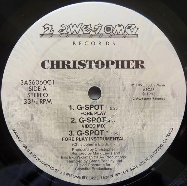 12inch Record CHRISTOPHER (44) - G-Spot 3AS6060C1 2 Awesome Recor 1993 US Rap & Hip-Hop/R&B Used
12inch Record CHRISTOPHER (44) - G-Spot 3AS6060C1 2 Awesome Recor 1993 US Rap & Hip-Hop/R&B Used
