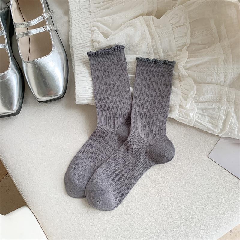 Women s Mid-Calf Ballet Ruched Cotton Mesh Lace Socks for Summer One Size
Women s Mid-Calf Ballet Ruched Cotton Mesh Lace Socks for Summer One Size