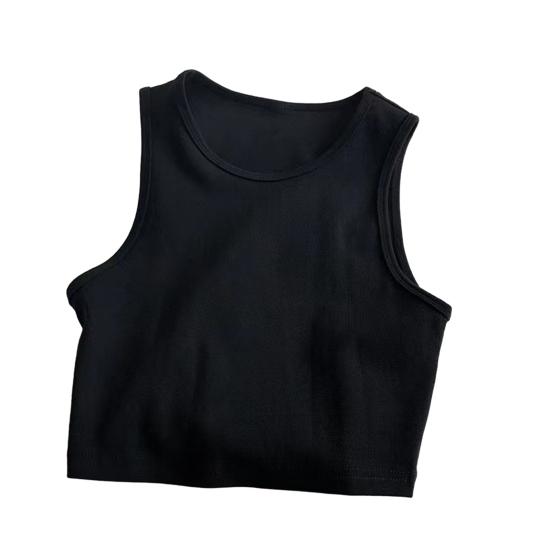 Женский летний жилет с круглым вырезом, без рукавов, базовые топы, облегающие майки, однотонный L чёрный
Женский летний жилет с круглым вырезом, без рукавов, базовые топы, облегающие майки, однотонный L чёрный