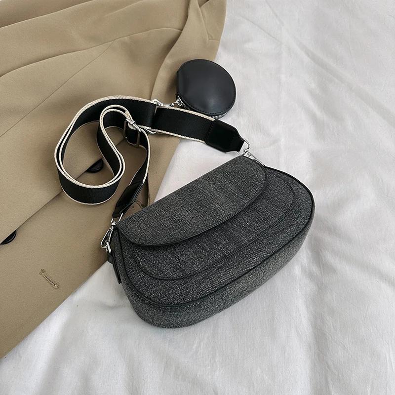 Винтажная джинсовая сумка через плечо для женщин, повседневная сумка-мессенджер из искусственной кожи, женская дорожная сумка
Винтажная джинсовая сумка через плечо для женщин, повседневная сумка-мессенджер из искусственной кожи, женская дорожная сумка