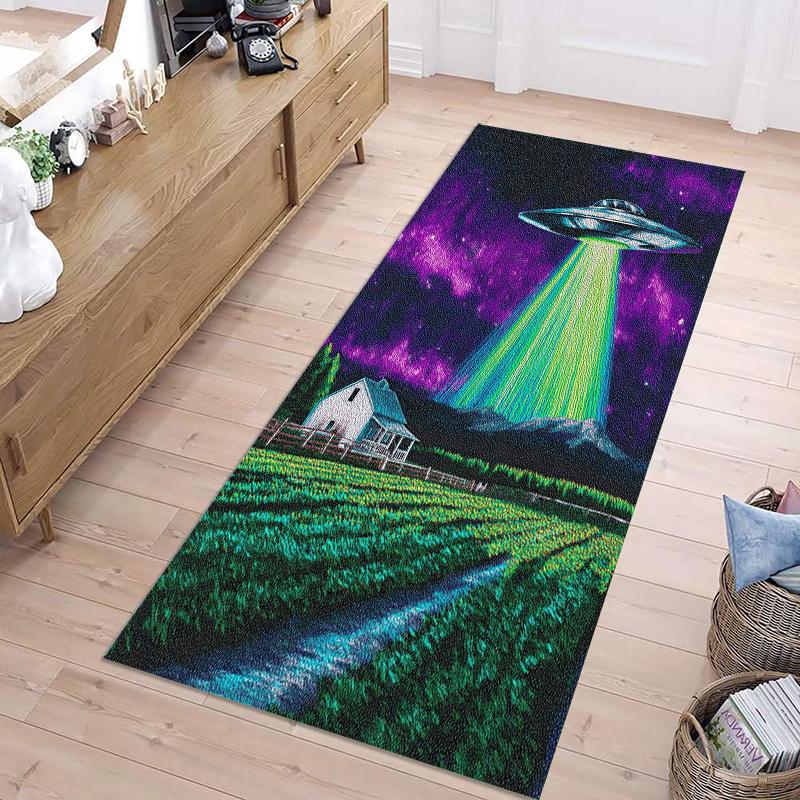 Runner Rug Retro UFO Alien Print Sci Fi Forest Pattern Hallway Entryway Home Decor Washable 40X120CM
Runner Rug Retro UFO Alien Print Sci Fi Forest Pattern Hallway Entryway Home Decor Washable 40X120CM