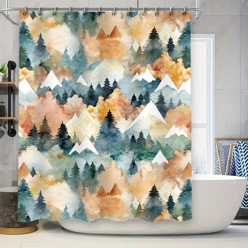 3D Winter Landscape Print Shower Curtain For Bathroom Decor Waterproof Fabric With Tree Dock Snow Scene Backdrop Home Decoration W60H190(CM)-1 Pcs
3D Winter Landscape Print Shower Curtain For Bathroom Decor Waterproof Fabric With Tree Dock Snow Scene Backdrop Home Decoration W60H190(CM)-1 Pcs