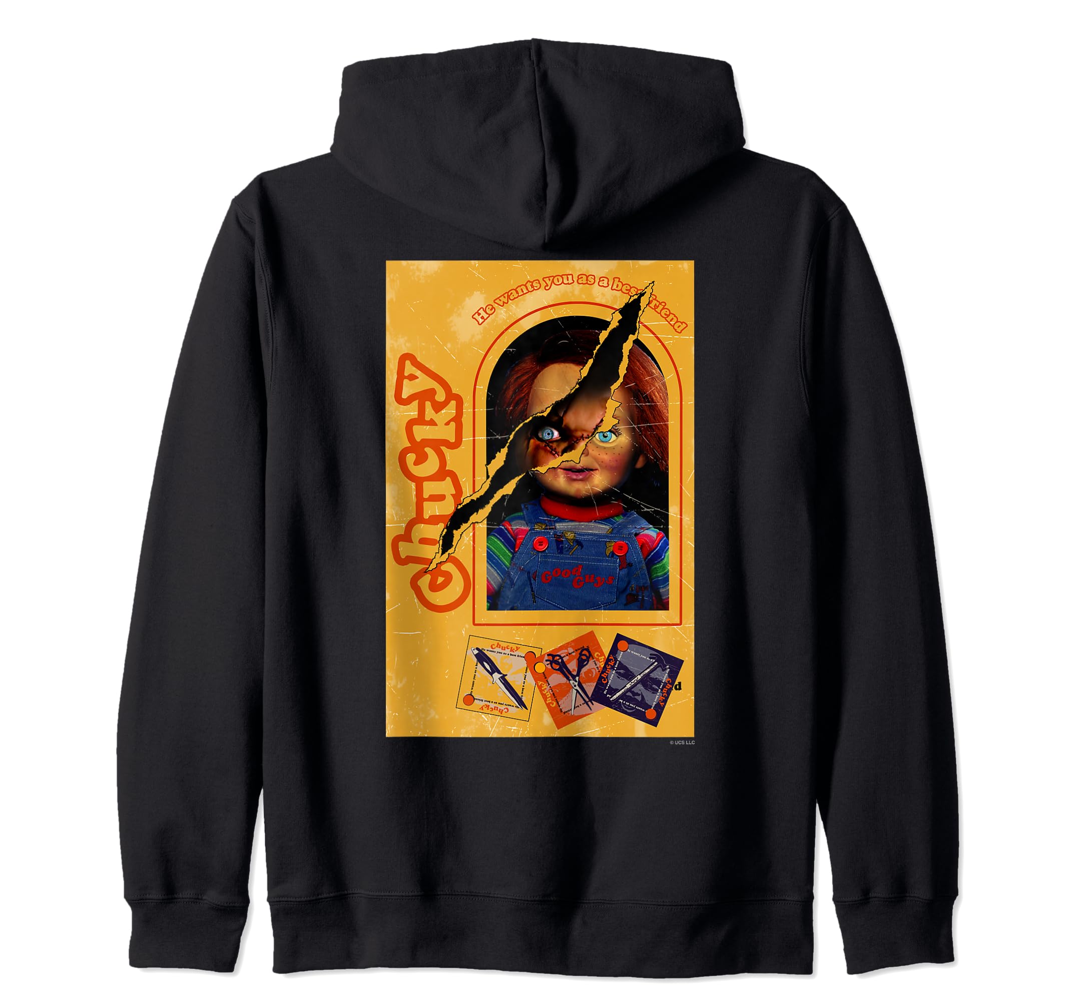 Chucky PACKAGE (BROKEN) Zip Hoodie
Chucky PACKAGE (BROKEN) Zip Hoodie
