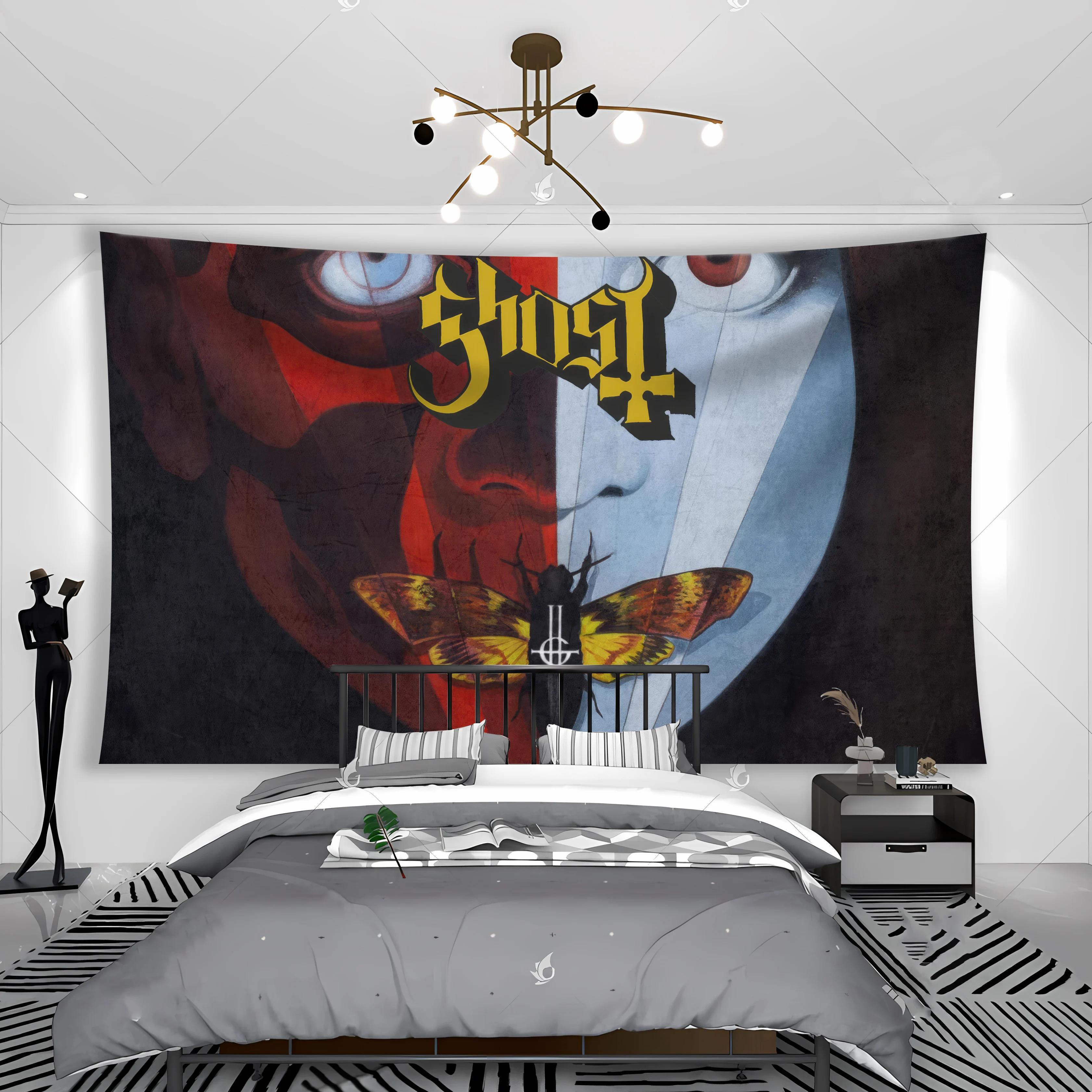 The Ghosts Band Rock Tapestry Bedroom Home Towel Hanging Music Printed Travel Room Blanket Colored Bedspread Yoga Art Decoration 100X150CM
The Ghosts Band Rock Tapestry Bedroom Home Towel Hanging Music Printed Travel Room Blanket Colored Bedspread Yoga Art Decoration 100X150CM