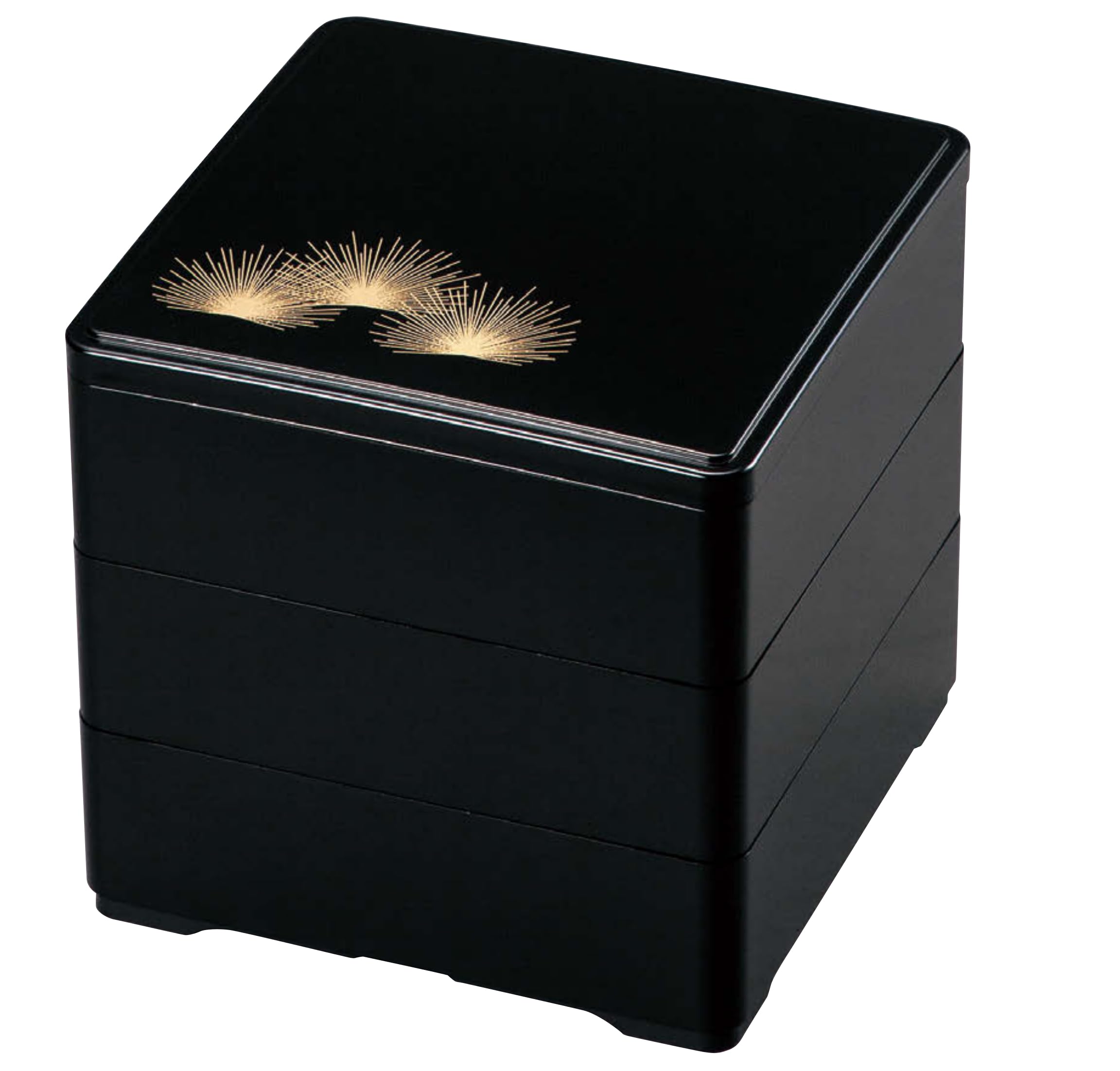 Мини-ланчбокс Wakaizumi Lacquerware, черный, с изображением молодой сосны, 3 отделения, 5 дюймов (Черный интерьер), Ярусы, H-155-68A
Мини-ланчбокс Wakaizumi Lacquerware, черный, с изображением молодой сосны, 3 отделения, 5 дюймов (Черный интерьер), Ярусы, H-155-68A