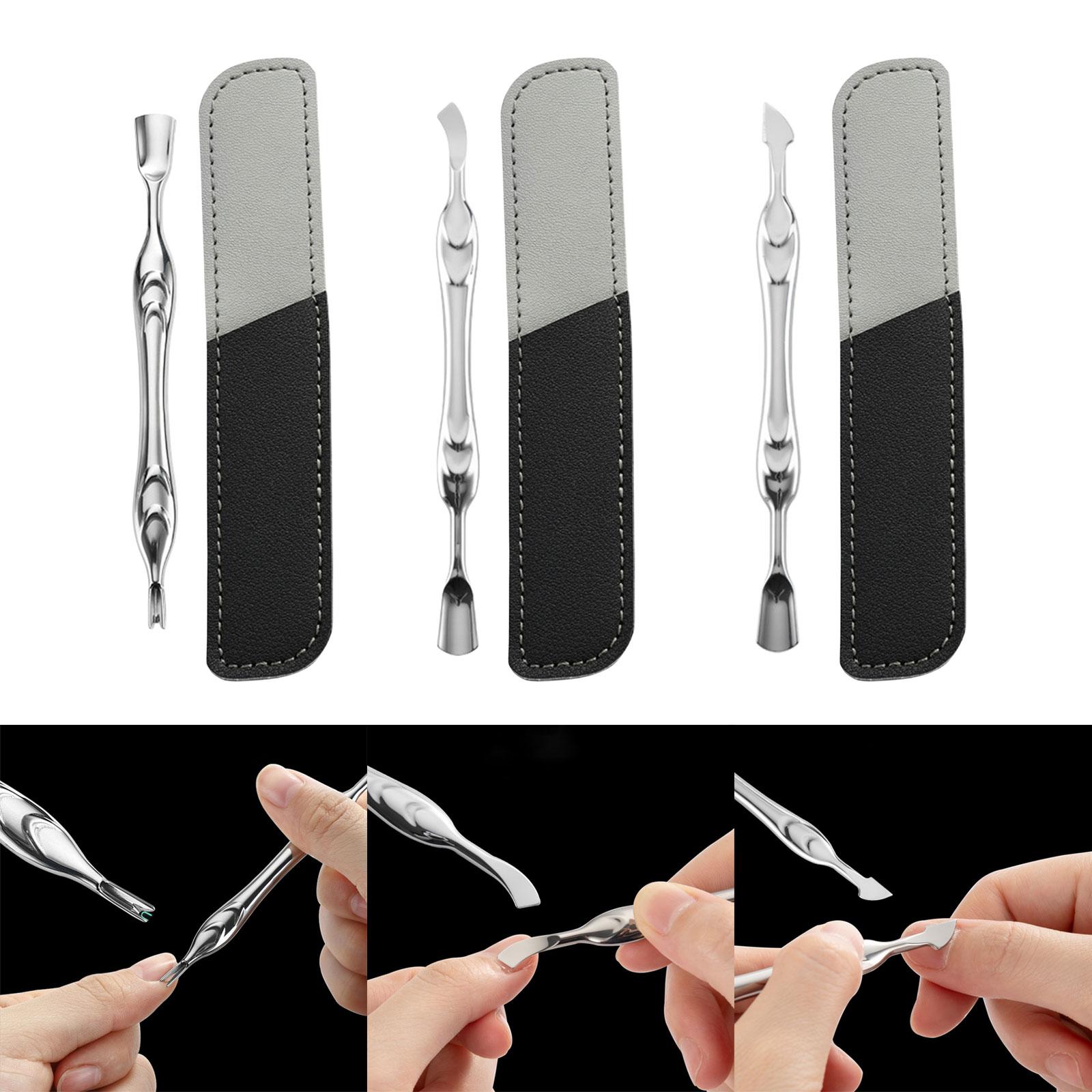 Cuticle Pusher with Fork Stainless Steel Cuticle Cutter Cuticle Remover Tool Easy to Use Nails Care Tool for Salons 15A
Cuticle Pusher with Fork Stainless Steel Cuticle Cutter Cuticle Remover Tool Easy to Use Nails Care Tool for Salons 15A