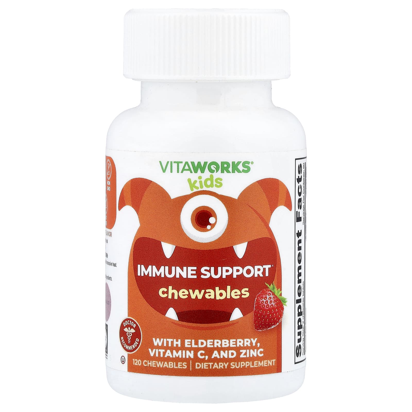 VitaWorks, Children s, Immune Boost, Mixed Berry, 120 Chewable Tablets
VitaWorks, Children s, Immune Boost, Mixed Berry, 120 Chewable Tablets